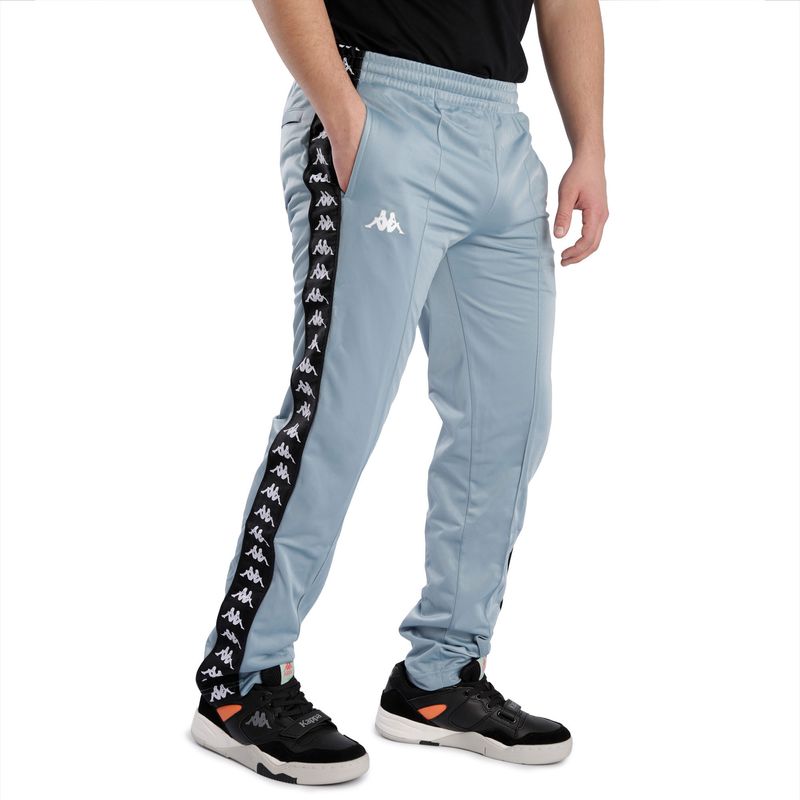  Kappa Hombres 222 Banda Astoria Snaps Retro Chándal Pantalones  - Azul/Negro - M : Ropa, Zapatos y Joyería